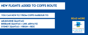 New Routes for Coffs Harbour Airport
